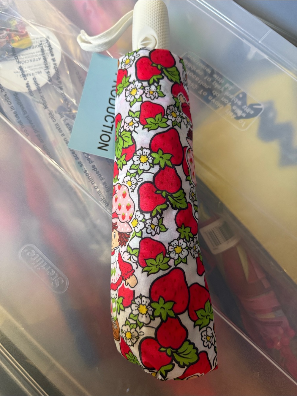 Strawberry Print Women’s Skirt - Red & Green